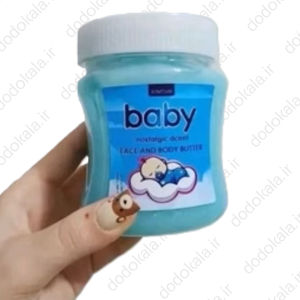 اسکراب بدن با بوی بچه